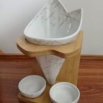 Fries Snack Ceramic Cone Decor